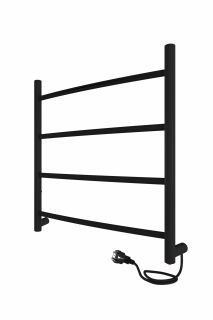 Полотенцесушитель электрический Indigo Arc LCAE50-50BRR 50x50 см чёрный муар